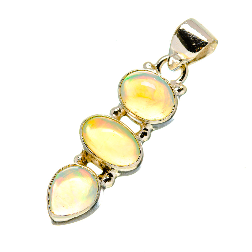 Ethiopian Opal Pendants handcrafted by Ana Silver Co - PD758789