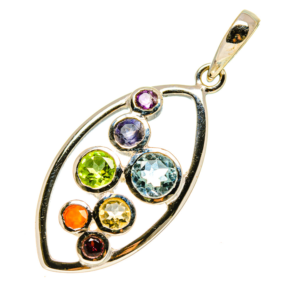 Multi-Stone Chakra Pendants handcrafted by Ana Silver Co - PD758799