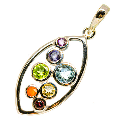 Multi-Stone Chakra Pendants handcrafted by Ana Silver Co - PD758799