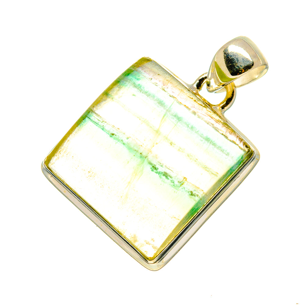 Green Fluorite Pendants handcrafted by Ana Silver Co - PD758807