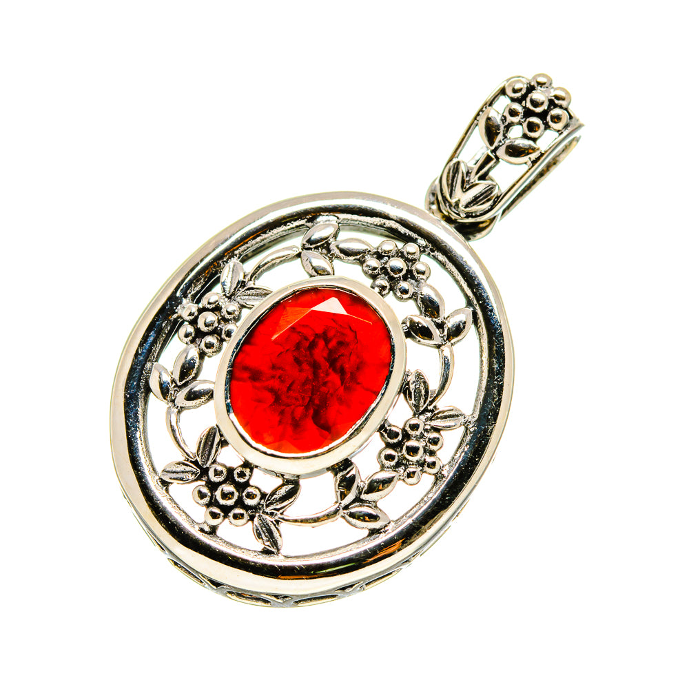 Ruby Pendants handcrafted by Ana Silver Co - PD758808