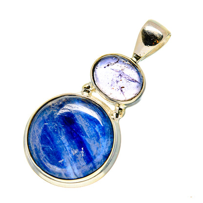 Kyanite, Tanzanite Pendants handcrafted by Ana Silver Co - PD758820