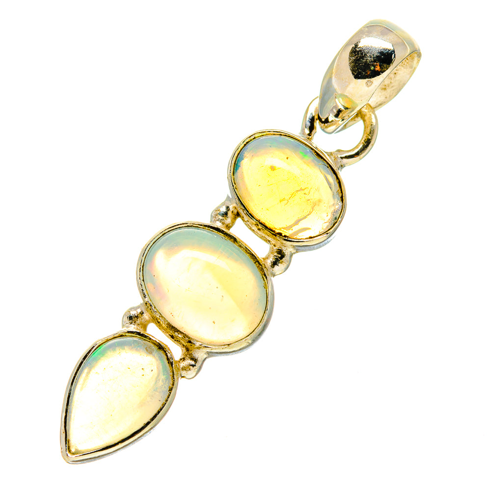 Ethiopian Opal Pendants handcrafted by Ana Silver Co - PD758825