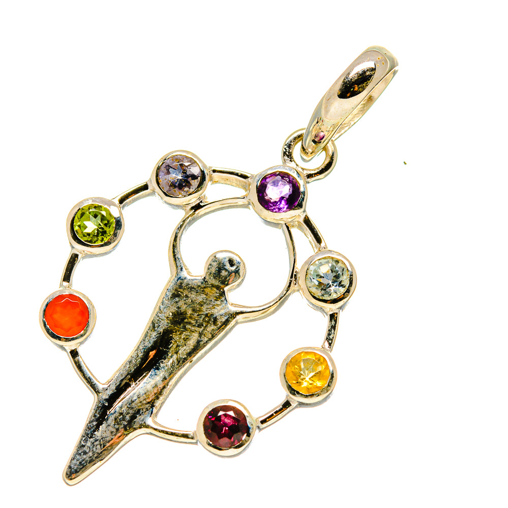 Multi-Stone Chakra Pendants handcrafted by Ana Silver Co - PD758836