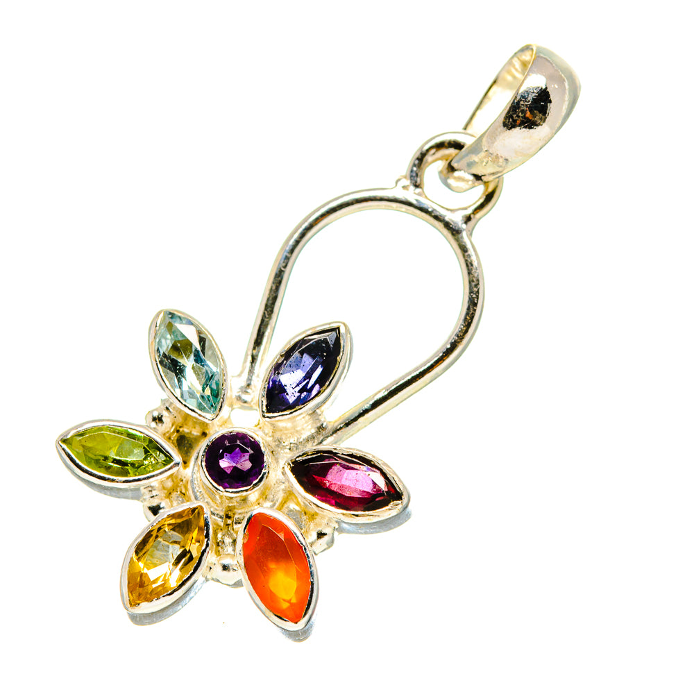 Multi-Stone Chakra Pendants handcrafted by Ana Silver Co - PD758842