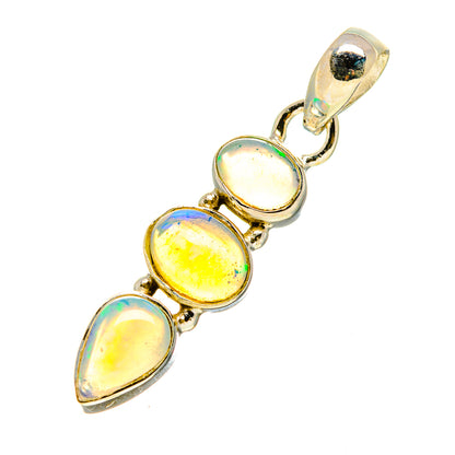 Ethiopian Opal Pendants handcrafted by Ana Silver Co - PD758846