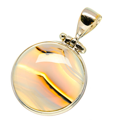 Blue Lace Agate Pendants handcrafted by Ana Silver Co - PD758849