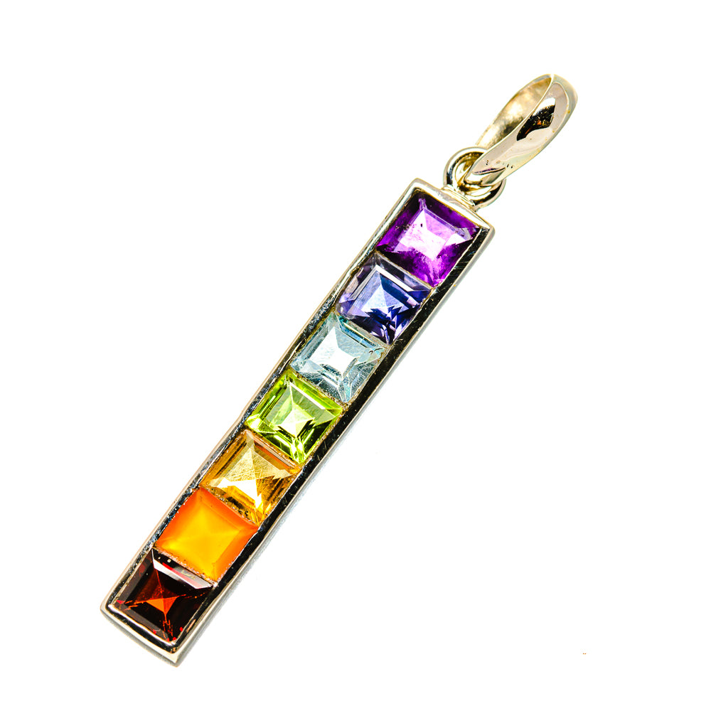 Multi-Stone Chakra Pendants handcrafted by Ana Silver Co - PD758856