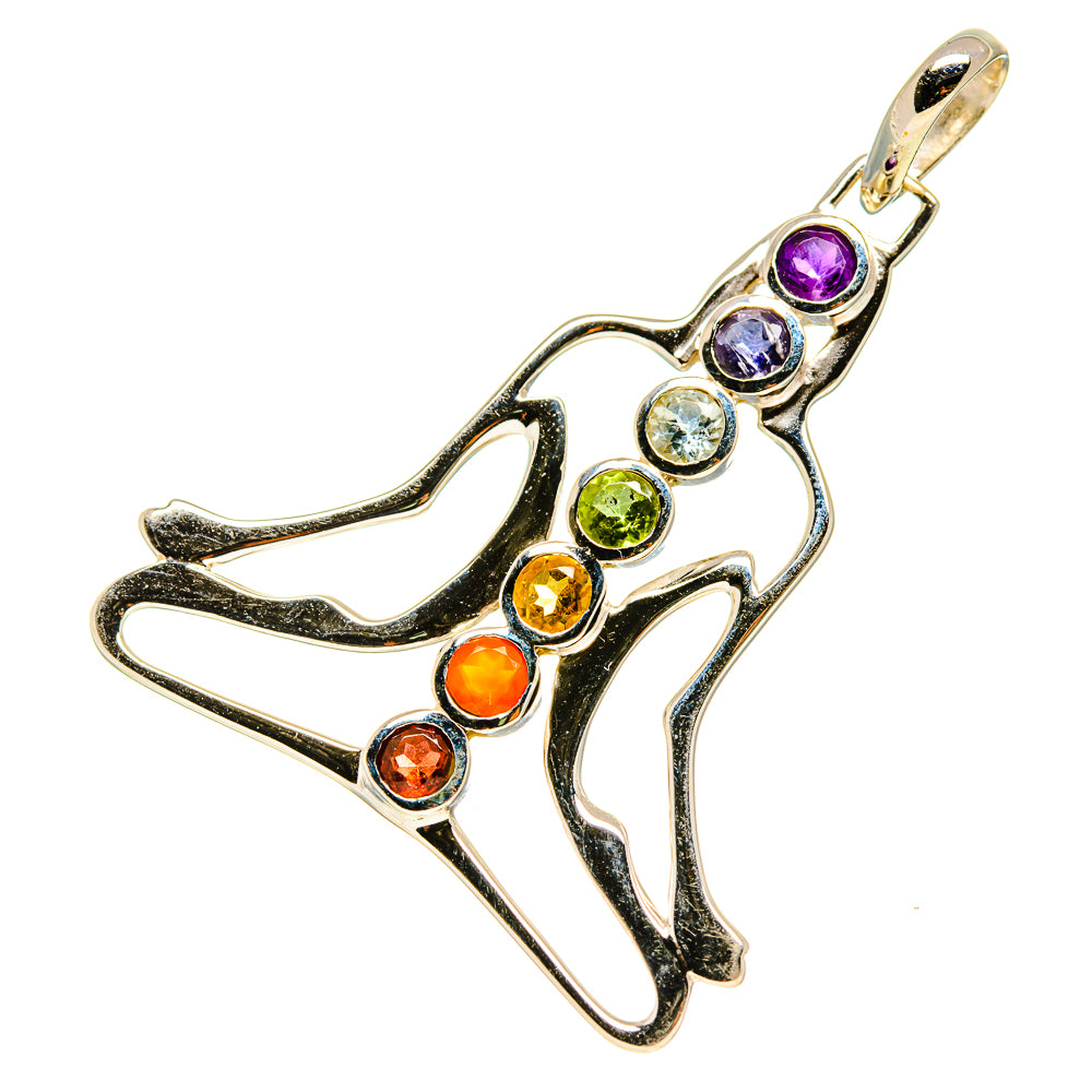 Multi-Stone Chakra Pendants handcrafted by Ana Silver Co - PD758857