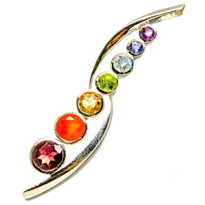 Multi-Stone Chakra Pendants handcrafted by Ana Silver Co - PD758863