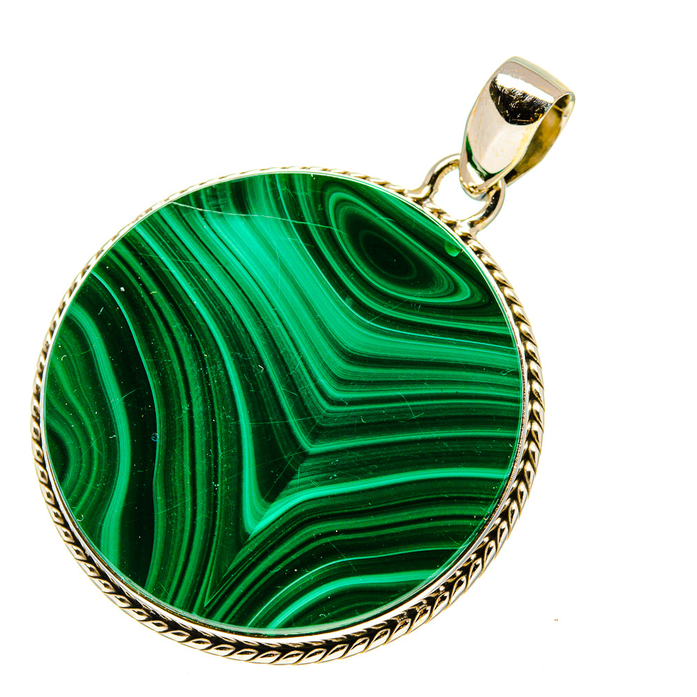 Malachite Pendants handcrafted by Ana Silver Co - PD758874