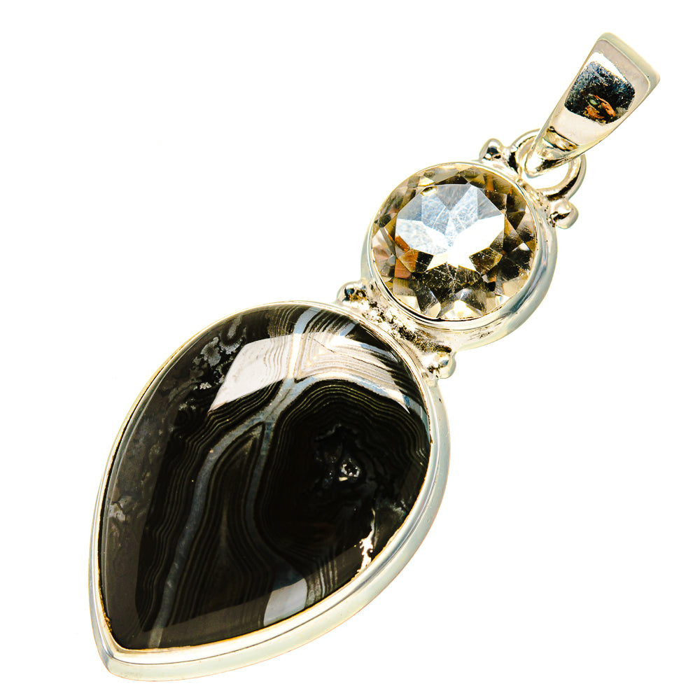 Psilomelane Pendants handcrafted by Ana Silver Co - PD758875
