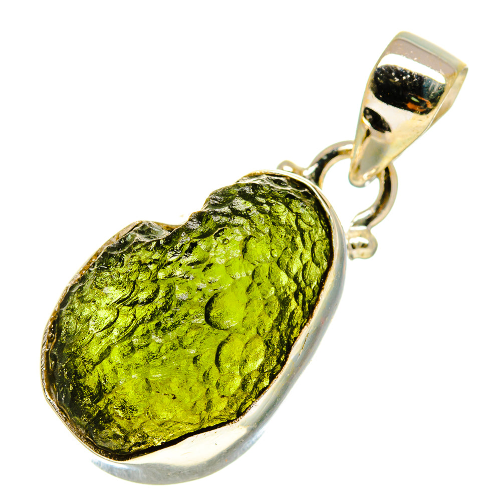 Czech Moldavite Pendants handcrafted by Ana Silver Co - PD758884