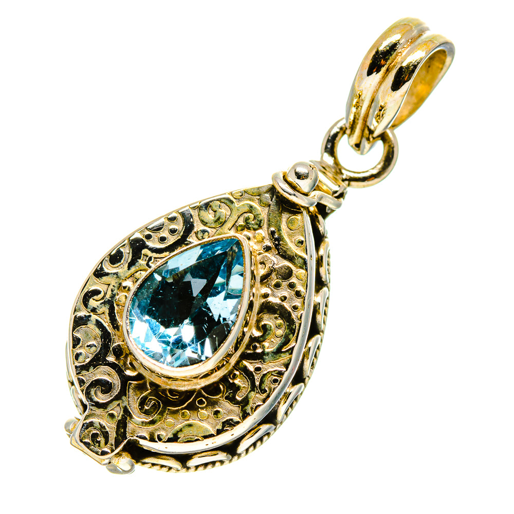 Blue Topaz Pendants handcrafted by Ana Silver Co - PD758887