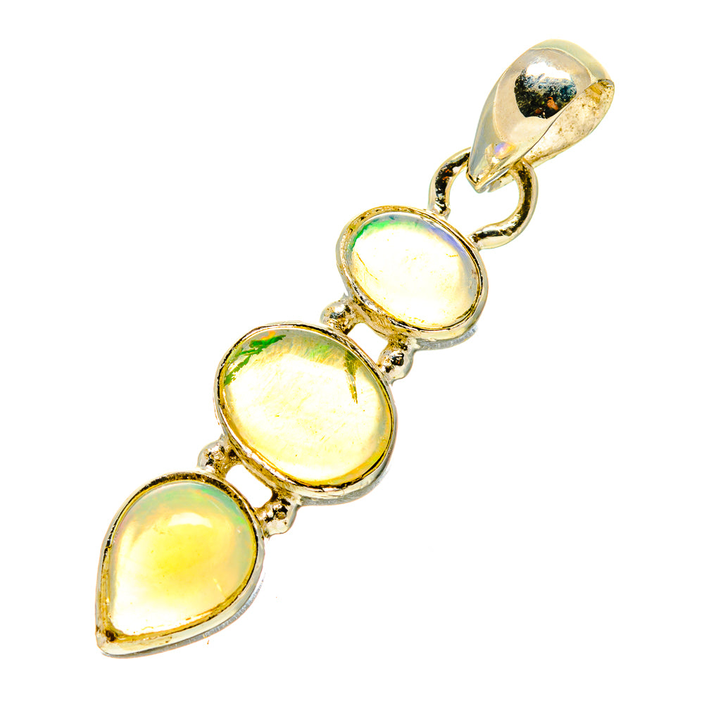 Ethiopian Opal Pendants handcrafted by Ana Silver Co - PD758895