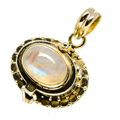 Rainbow Moonstone Pendants handcrafted by Ana Silver Co - PD758902