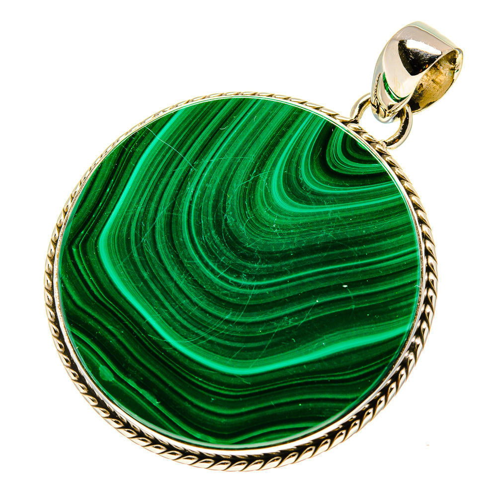 Malachite Pendants handcrafted by Ana Silver Co - PD758905