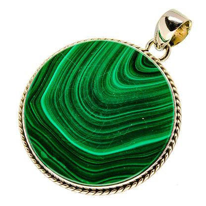 Malachite Pendants handcrafted by Ana Silver Co - PD758905