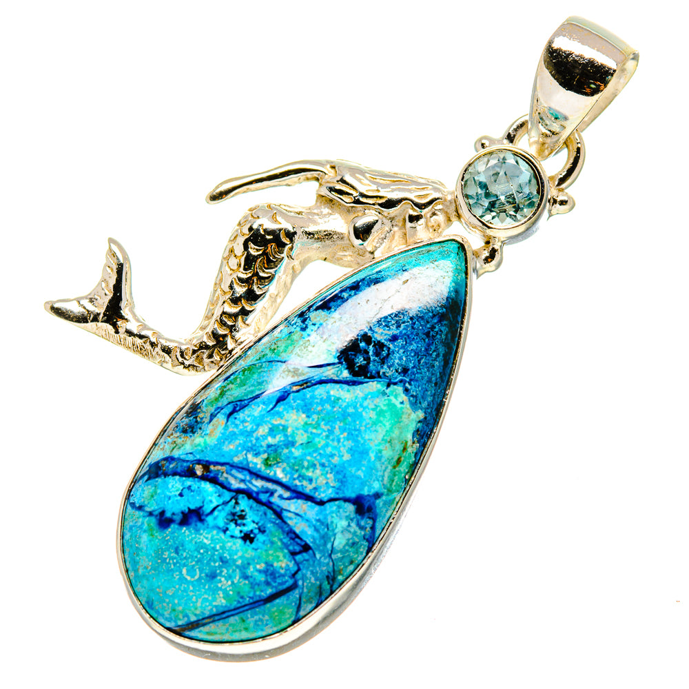 Shattuckite Pendants handcrafted by Ana Silver Co - PD758906