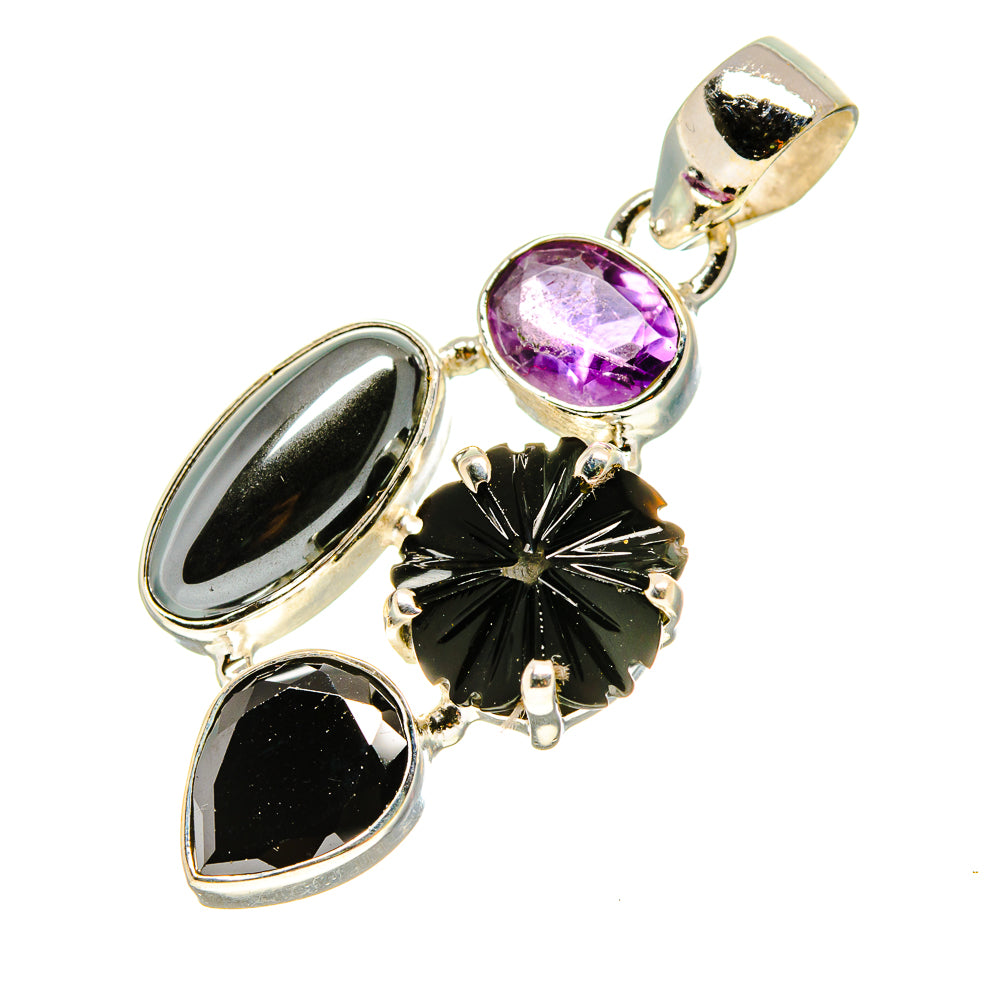 Black Onyx Pendants handcrafted by Ana Silver Co - PD758907