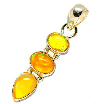 Ethiopian Opal Pendants handcrafted by Ana Silver Co - PD758912