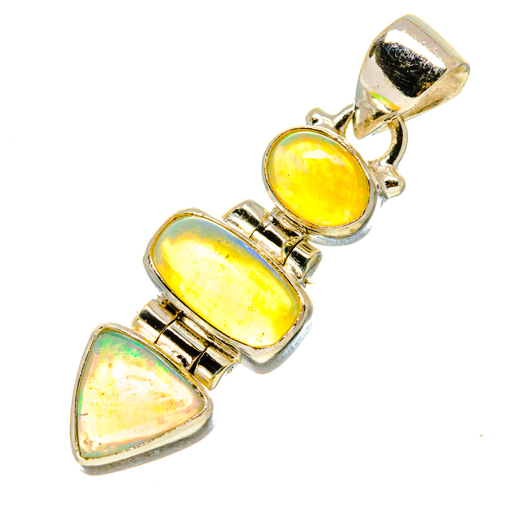 Ethiopian Opal Pendants handcrafted by Ana Silver Co - PD758916