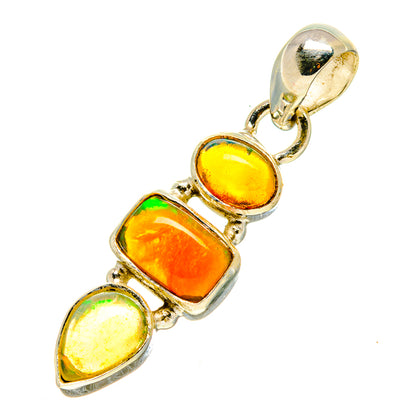 Ethiopian Opal Pendants handcrafted by Ana Silver Co - PD758917
