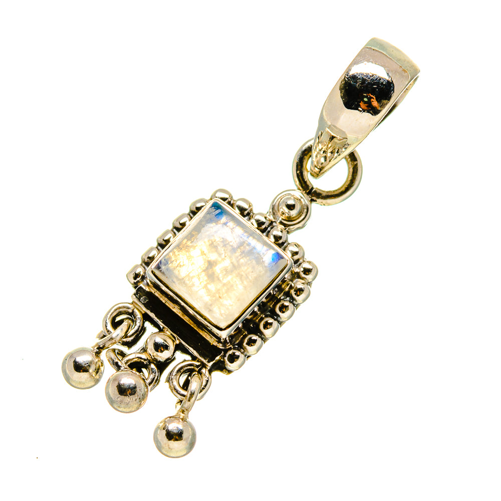 Rainbow Moonstone Pendants handcrafted by Ana Silver Co - PD758934