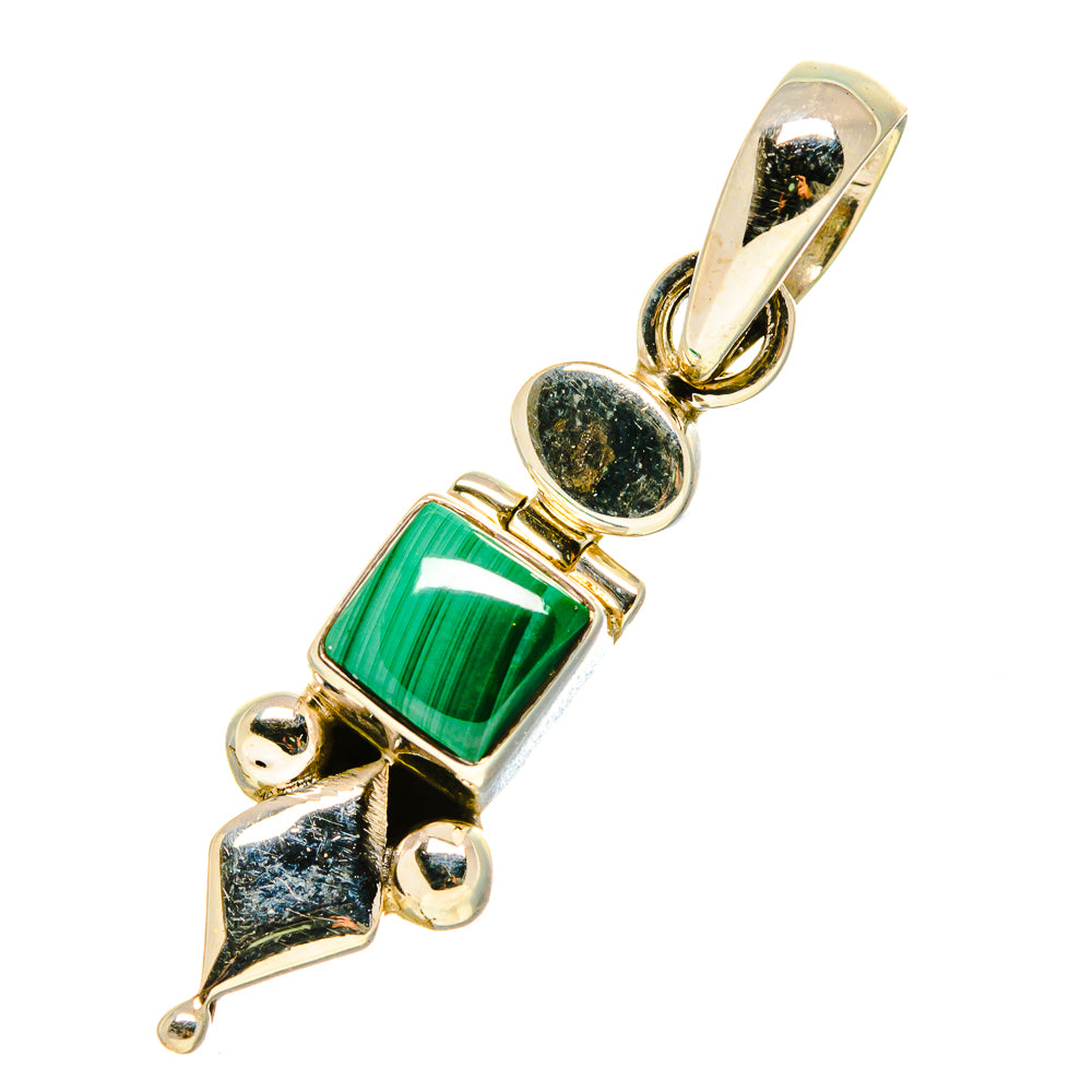 Malachite Pendants handcrafted by Ana Silver Co - PD758936