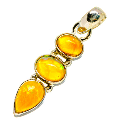 Ethiopian Opal Pendants handcrafted by Ana Silver Co - PD758939