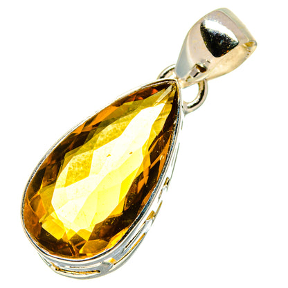 Mandarin Citrine Pendants handcrafted by Ana Silver Co - PD758942