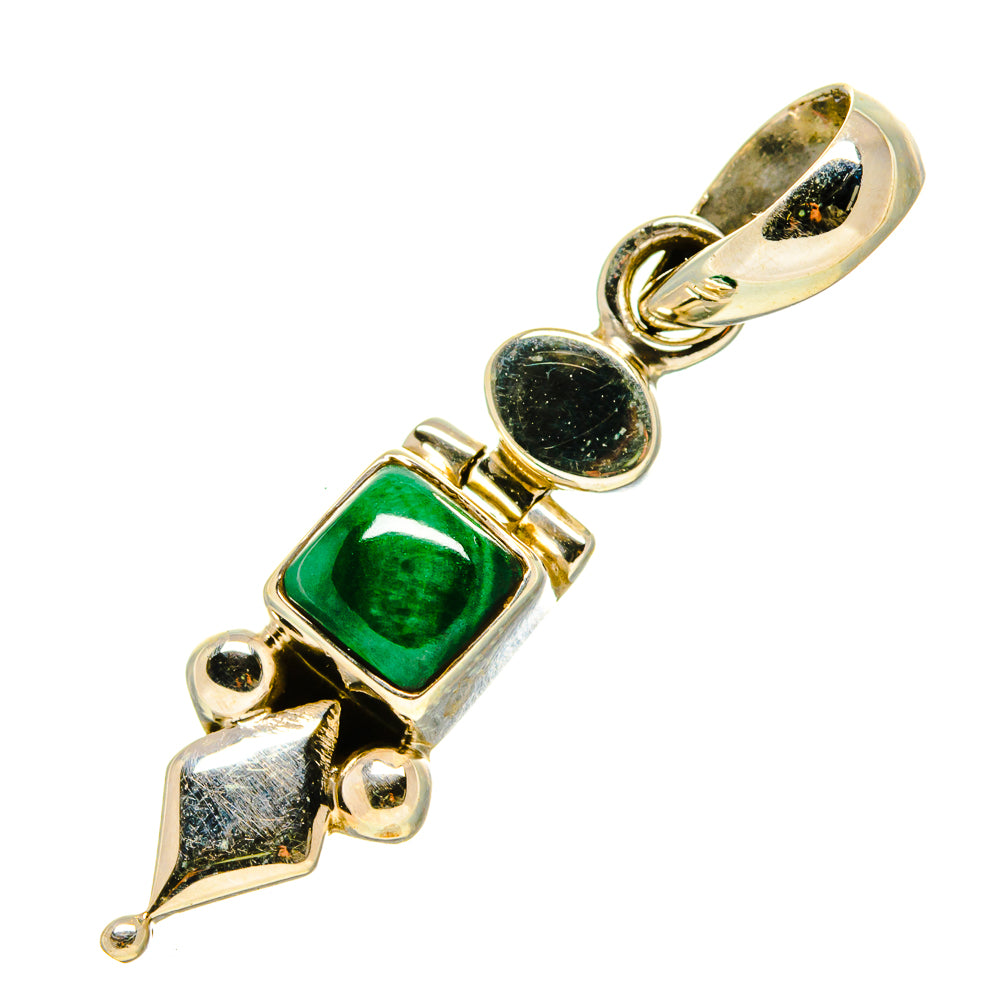 Malachite Pendants handcrafted by Ana Silver Co - PD758949