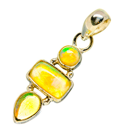 Ethiopian Opal Pendants handcrafted by Ana Silver Co - PD758957