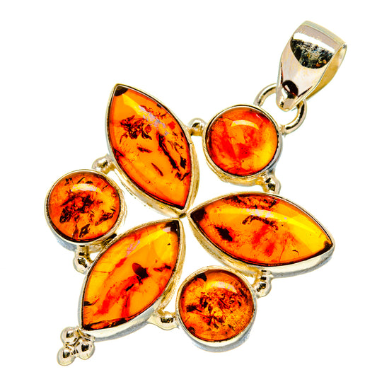 Baltic Amber Pendants handcrafted by Ana Silver Co - PD758959
