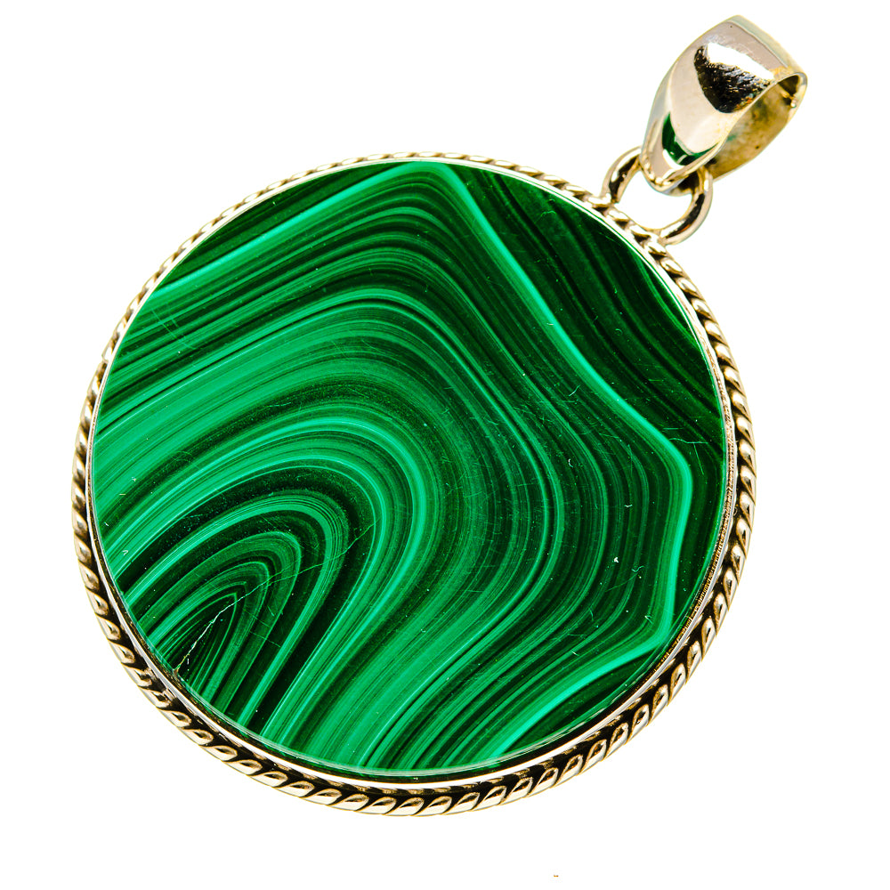 Malachite Pendants handcrafted by Ana Silver Co - PD758962