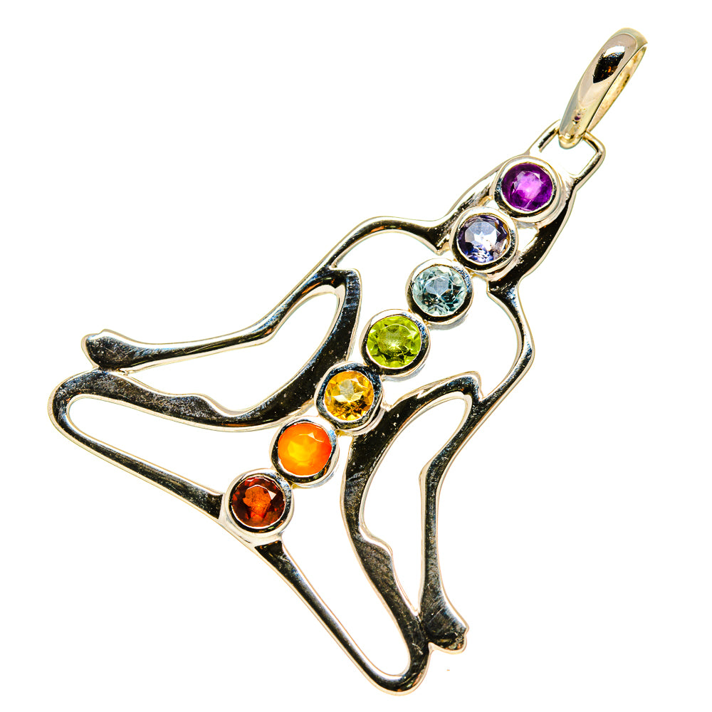 Multi-Stone Chakra Pendants handcrafted by Ana Silver Co - PD758968