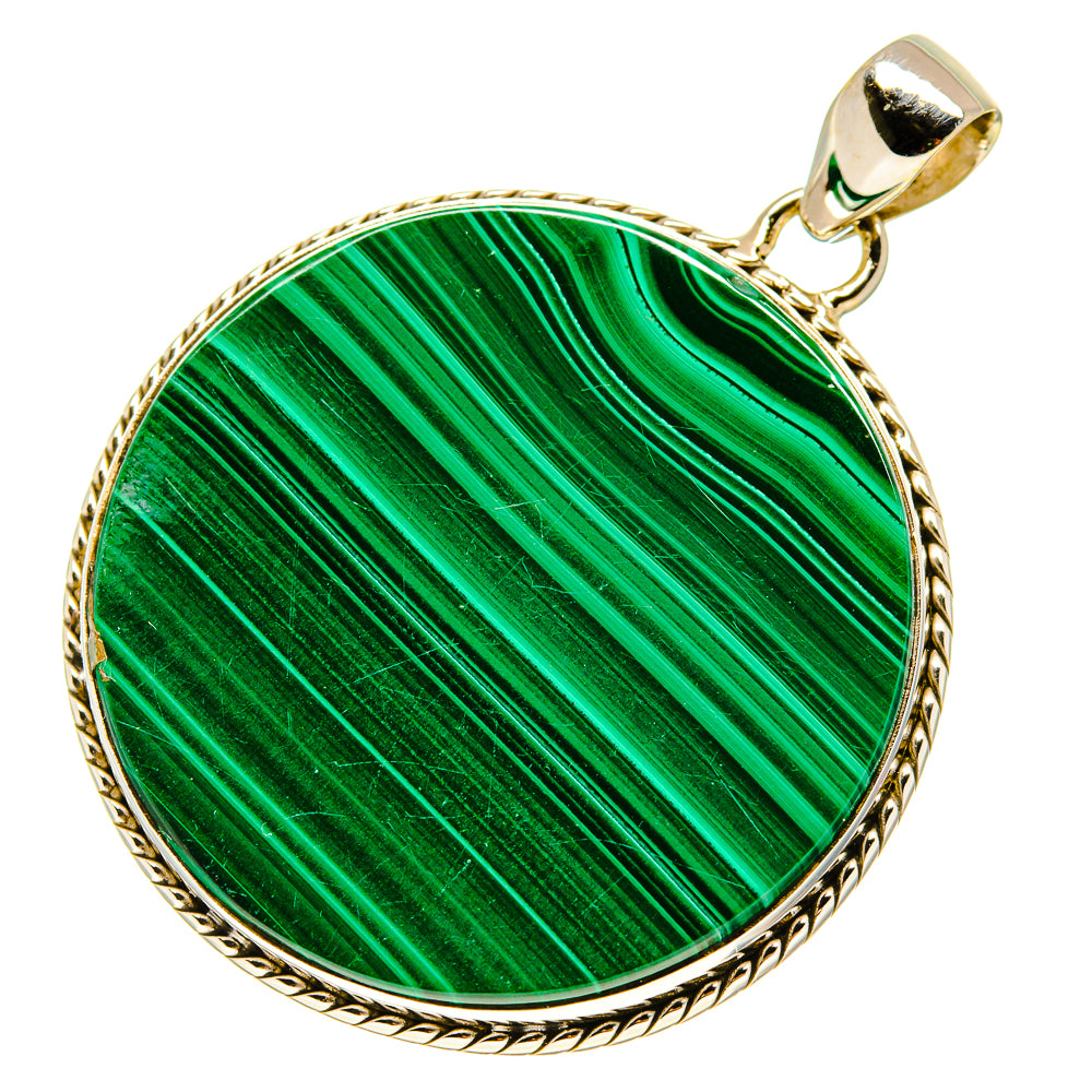Malachite Pendants handcrafted by Ana Silver Co - PD758970