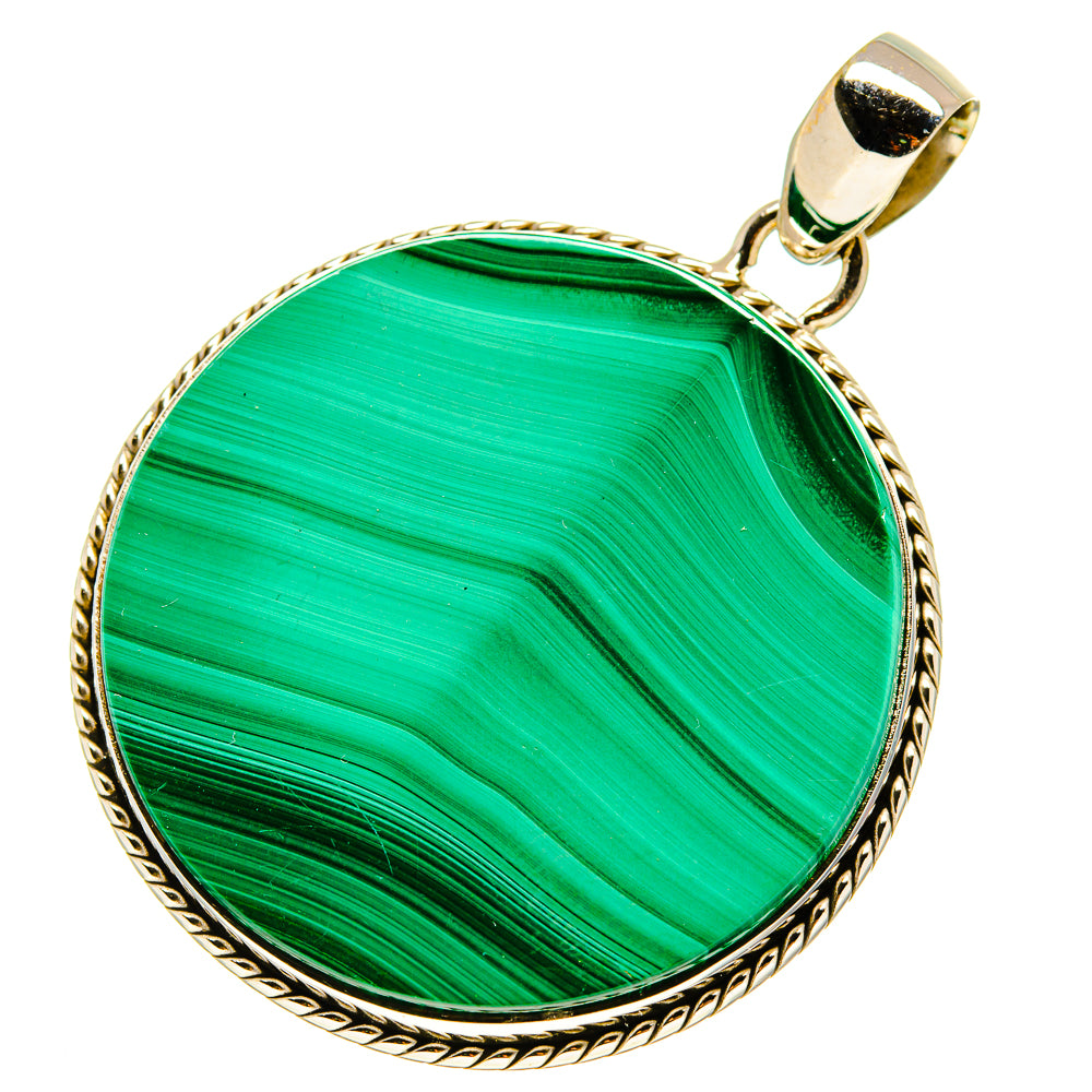 Malachite Pendants handcrafted by Ana Silver Co - PD758971
