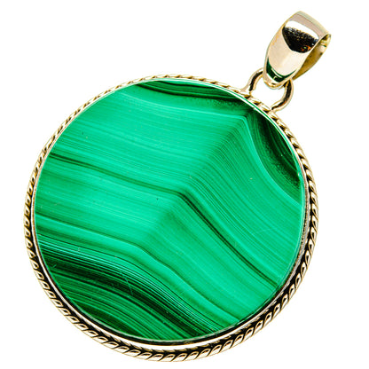 Malachite Pendants handcrafted by Ana Silver Co - PD758971