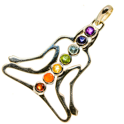 Multi-Stone Chakra Pendants handcrafted by Ana Silver Co - PD758977