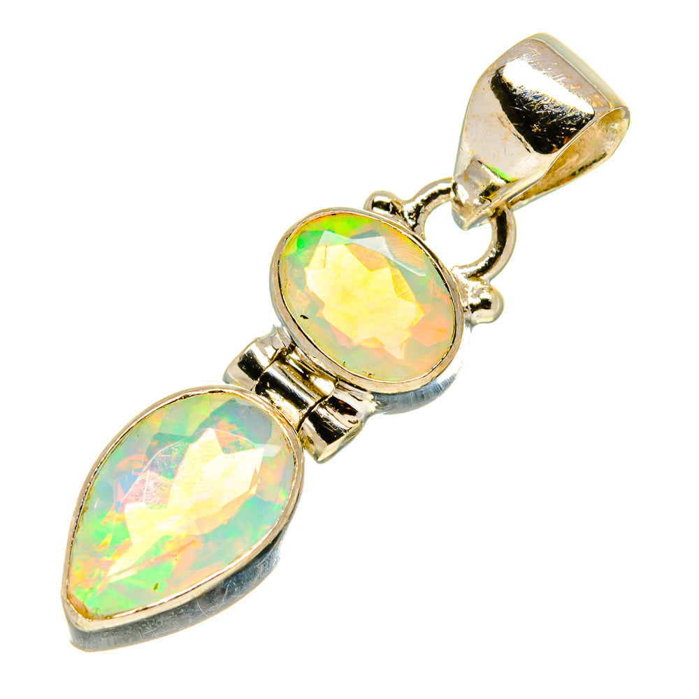 Ethiopian Opal Pendants handcrafted by Ana Silver Co - PD758987