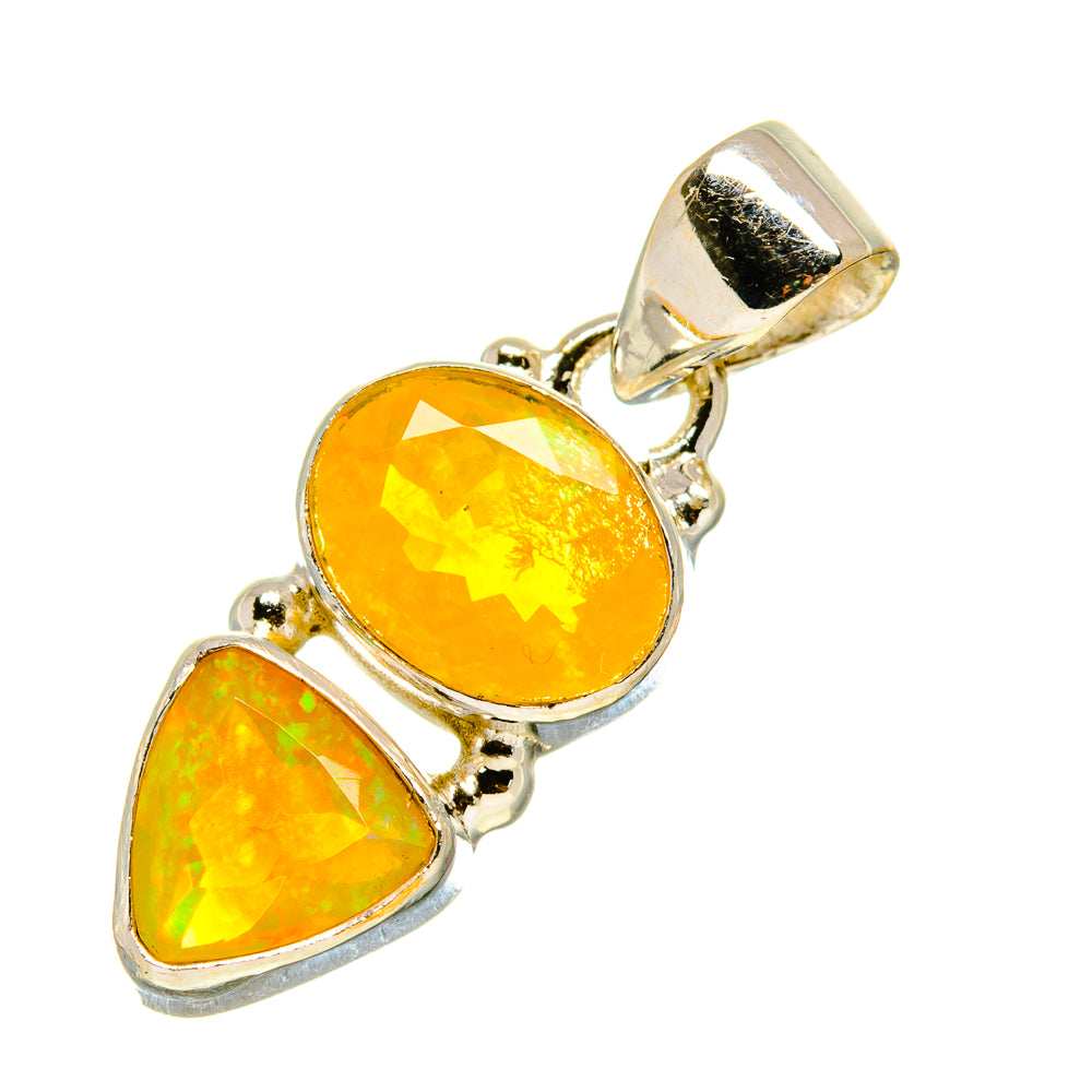 Ethiopian Opal Pendants handcrafted by Ana Silver Co - PD758989