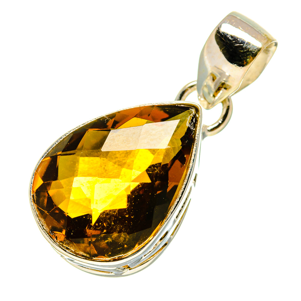 Mandarin Citrine Pendants handcrafted by Ana Silver Co - PD758993