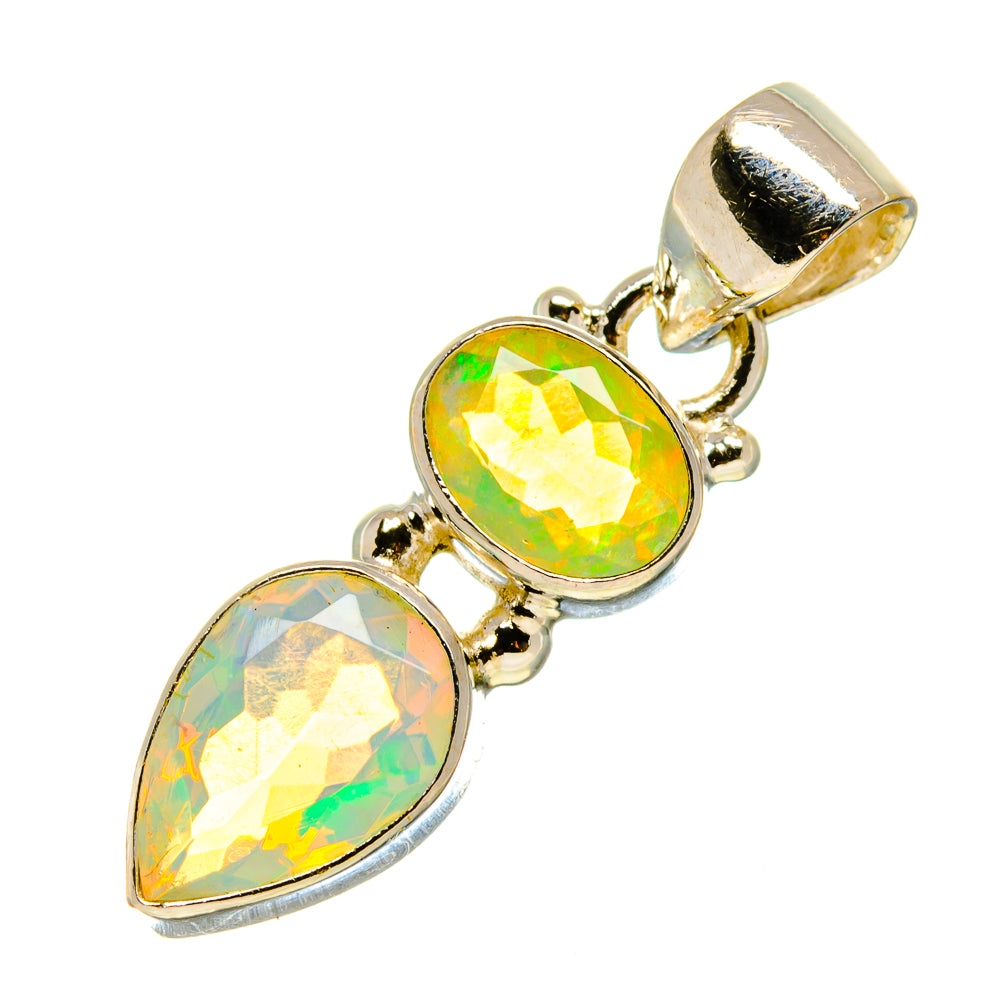 Ethiopian Opal Pendants handcrafted by Ana Silver Co - PD758994
