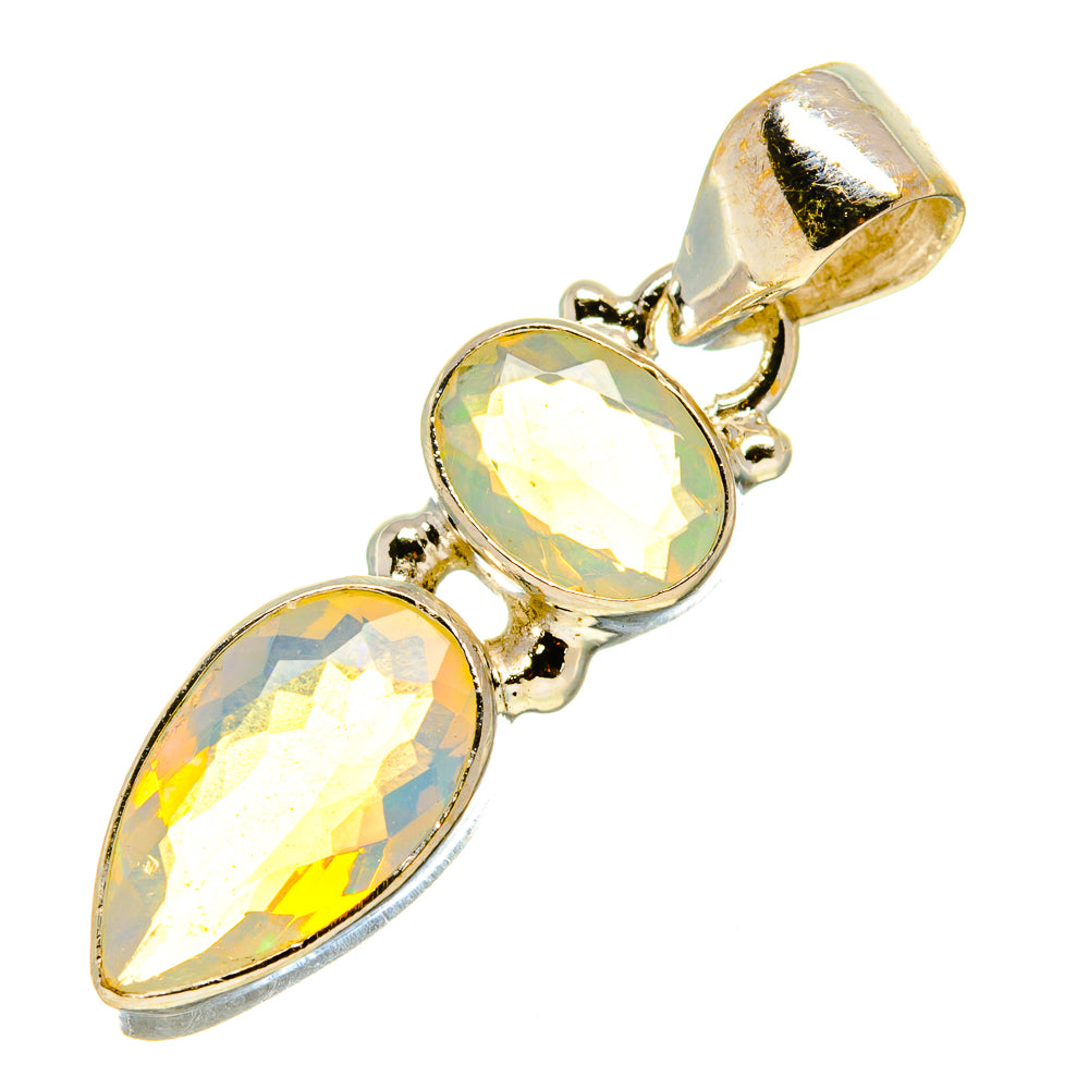 Ethiopian Opal Pendants handcrafted by Ana Silver Co - PD758995