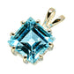 Blue Topaz Pendants handcrafted by Ana Silver Co - PD758996