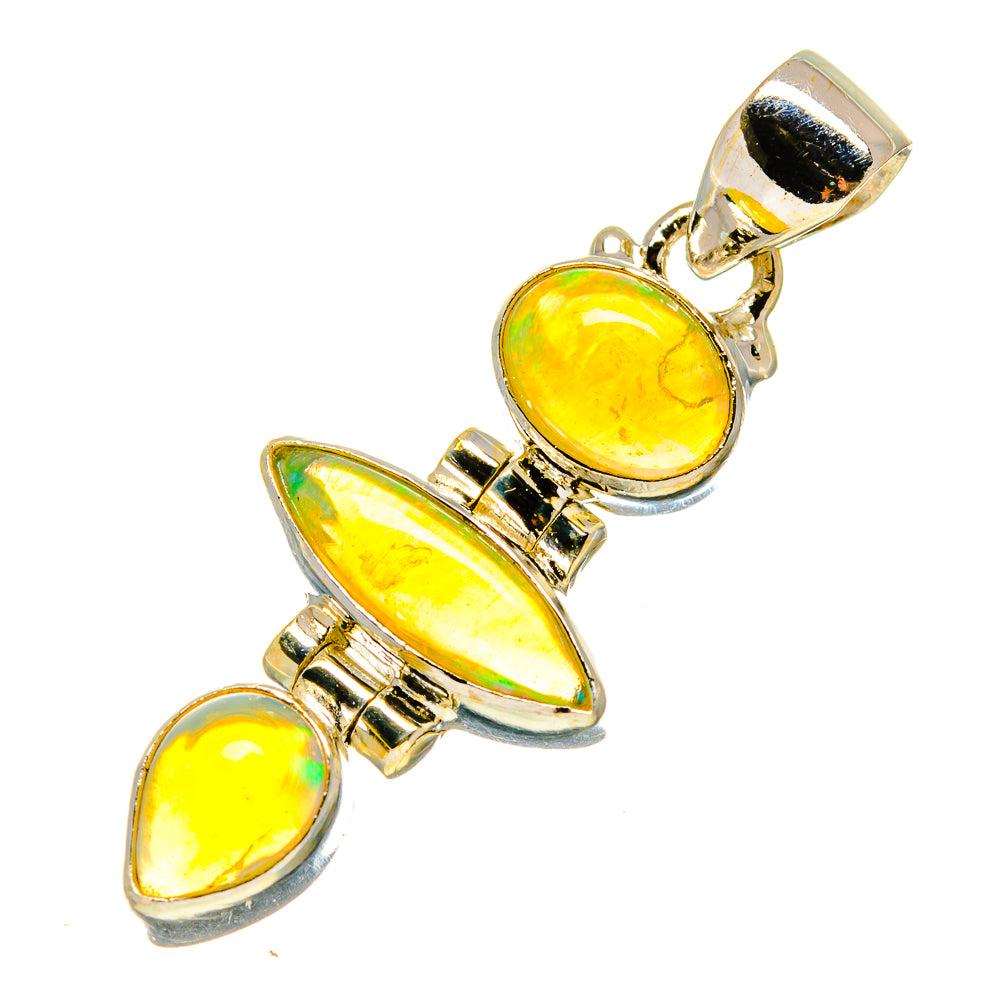 Ethiopian Opal Pendants handcrafted by Ana Silver Co - PD759010