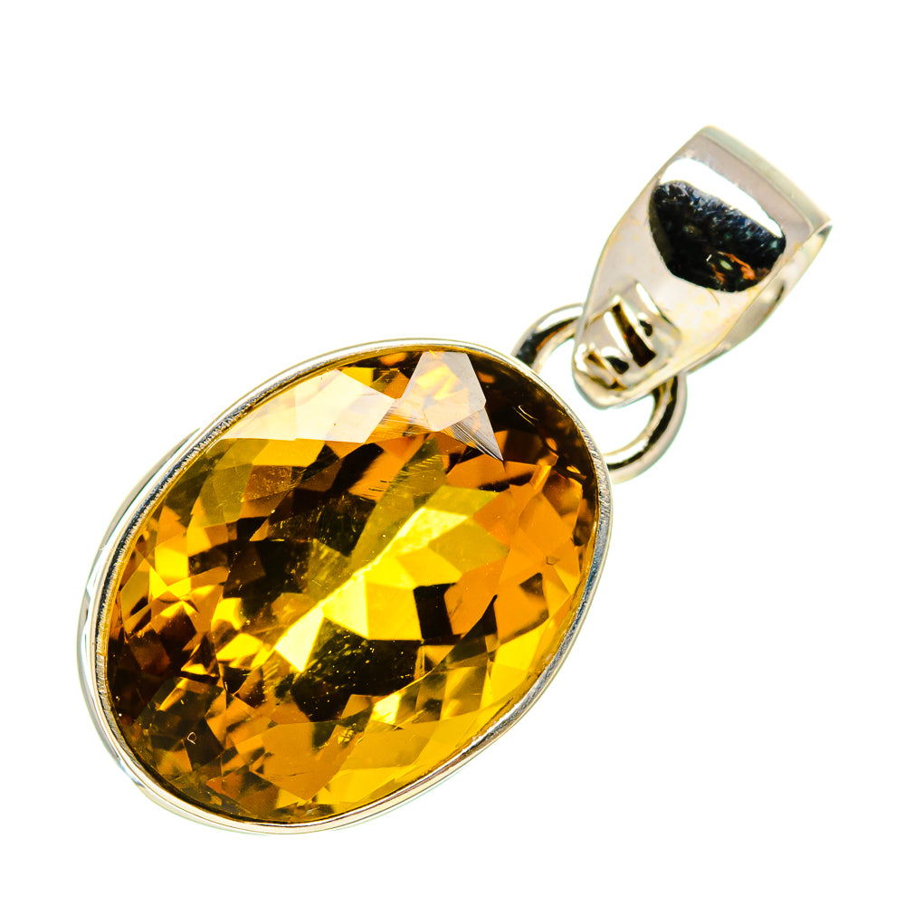 Mandarin Citrine Pendants handcrafted by Ana Silver Co - PD759042