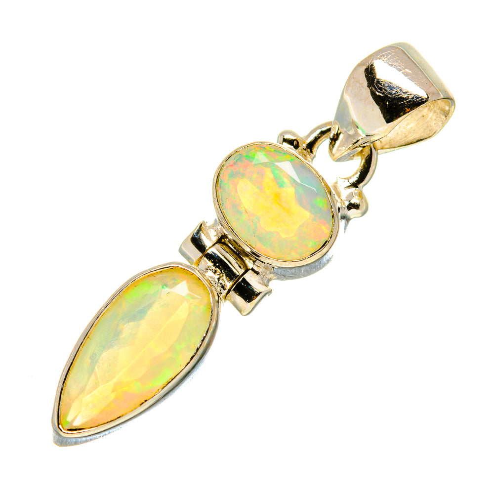 Ethiopian Opal Pendants handcrafted by Ana Silver Co - PD759043
