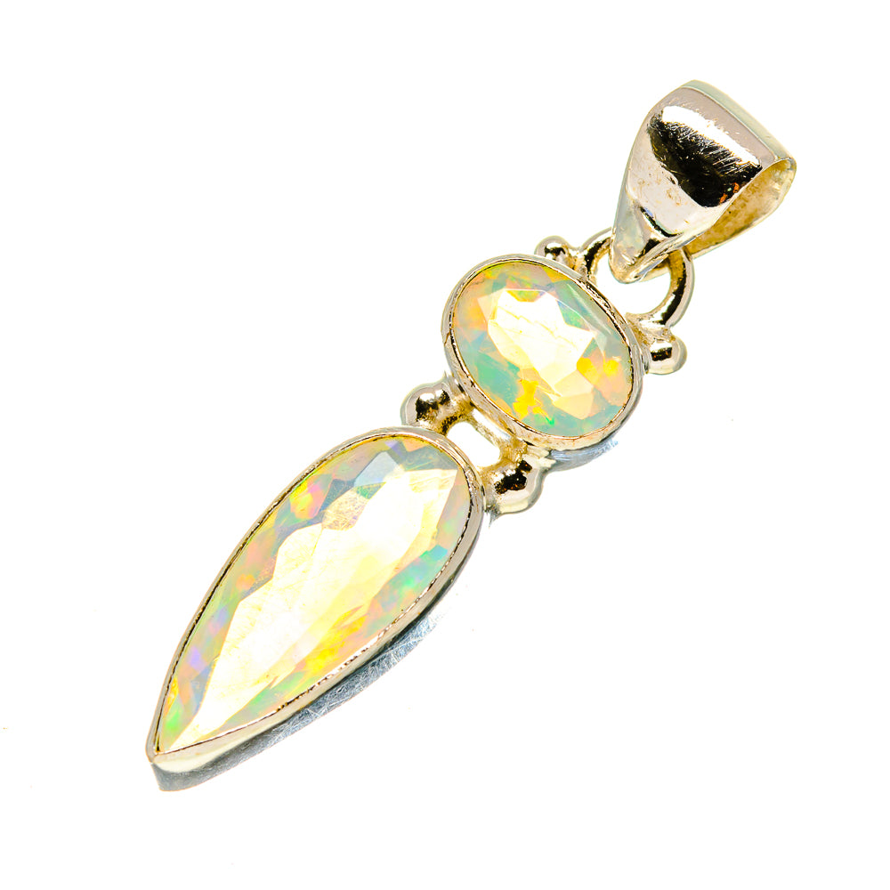 Ethiopian Opal Pendants handcrafted by Ana Silver Co - PD759048